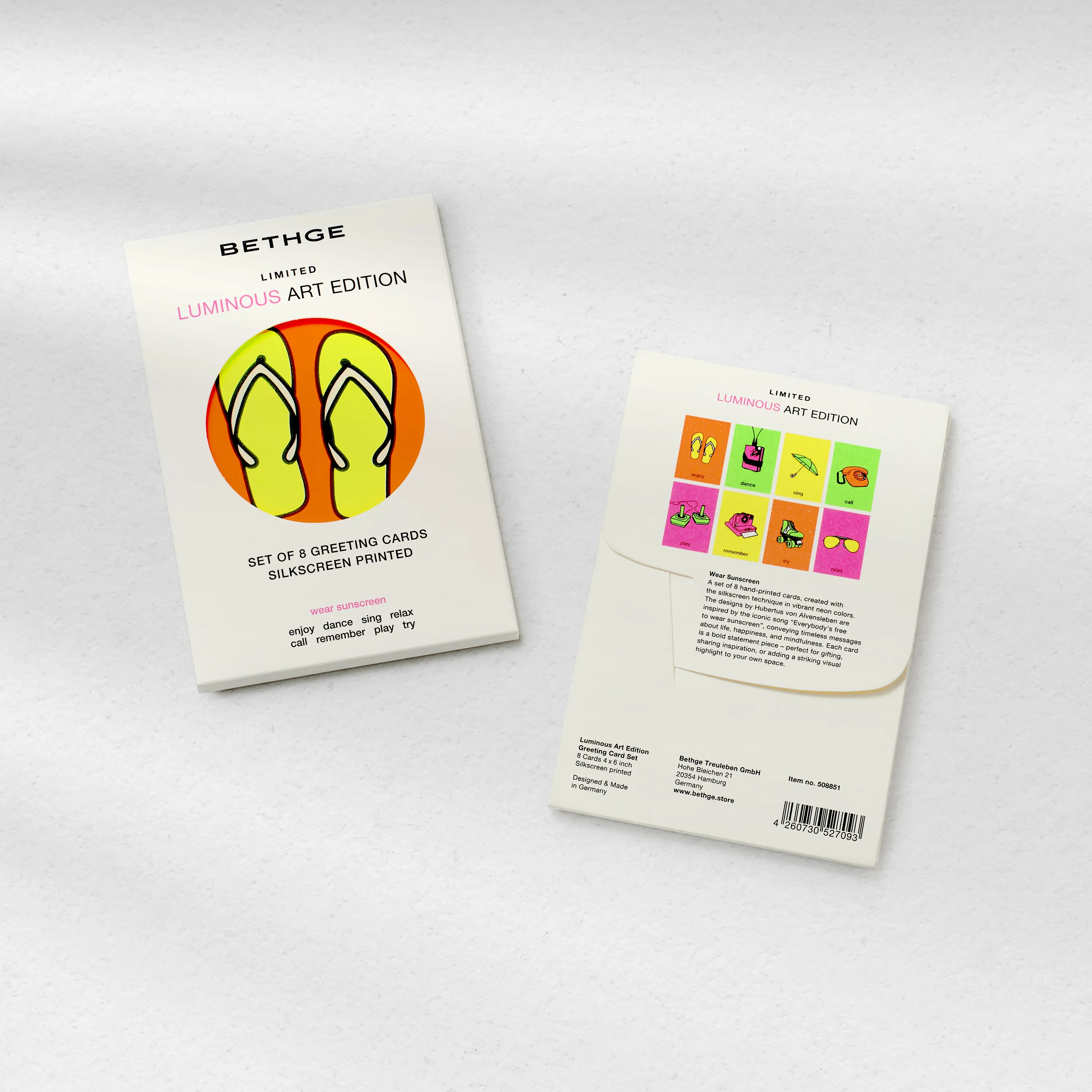 Grußkarten-Set Luminous Art Edition Verpackung